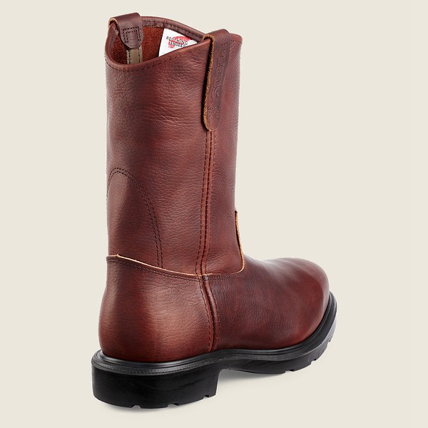 Red Wing Safety Bot Erkek - Supersole® - 11-Inch Toe Pull-On - Bordo - 41QRYCBME